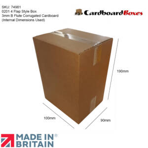 222x172x67mm Pack of 200 Boxed-Up Royal Mail Small Parcel Postal Boxes 9X7X3 